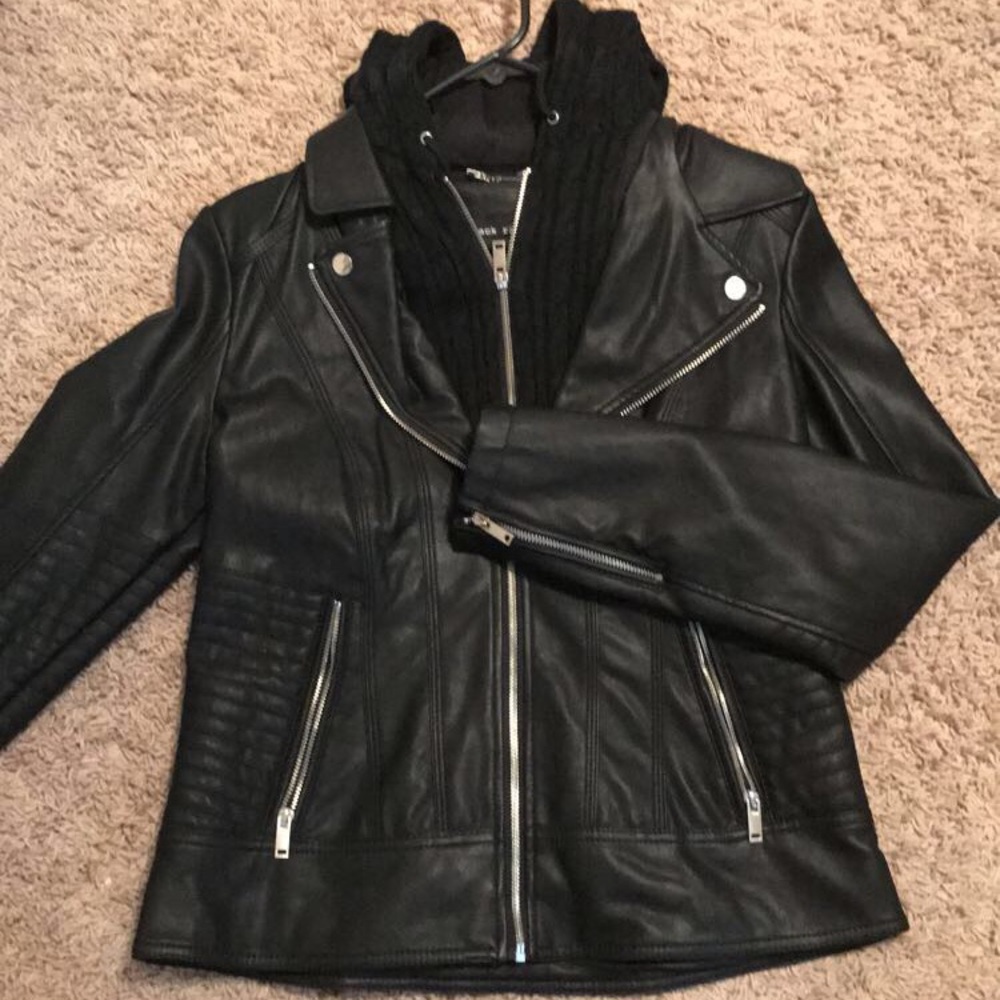 Wilson’s Leather Jacket W/ Hood